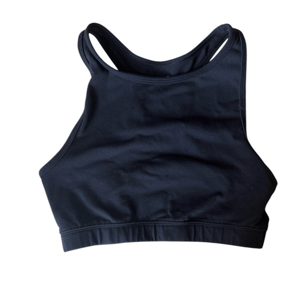 TNA Black Cut Out Back Sports Bra - ECLN - XS - Picture 1 of 5